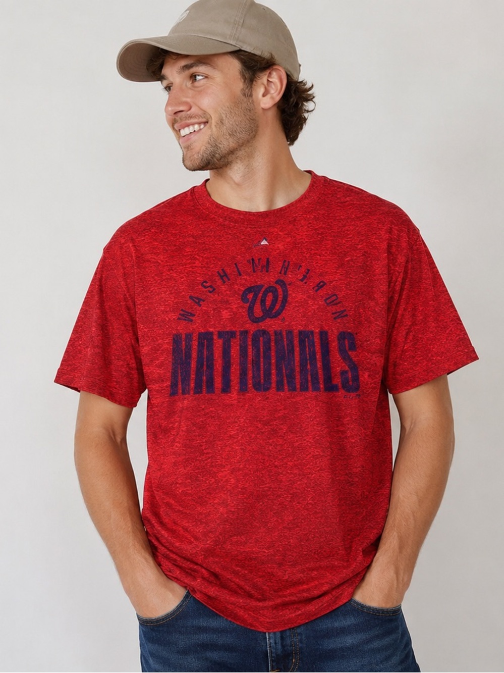 Washington Nationals MLB Red Graphic T-Shirt 2XL Genuine Merchandise